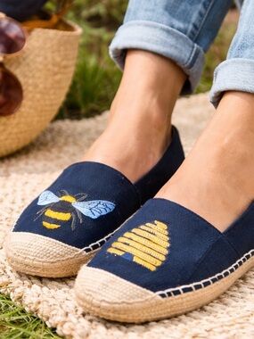 🆕  JOULES 🐝 Bee Hive Shelbury Espadrilles 7